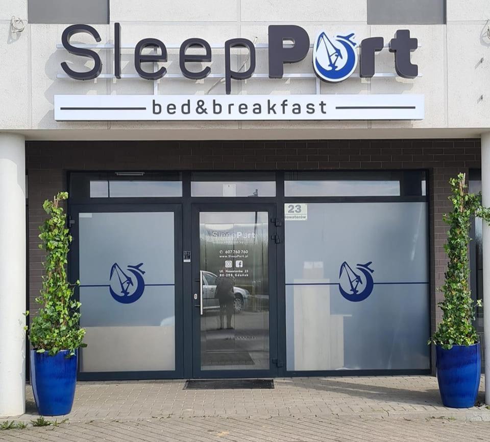 Sleep Port B&B - Bezplatny Parking Danzig Exterior foto