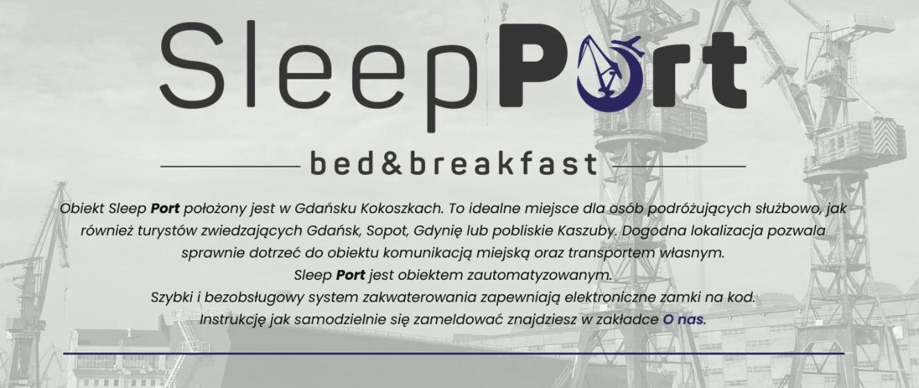 Sleep Port B&B - Bezplatny Parking Danzig Exterior foto